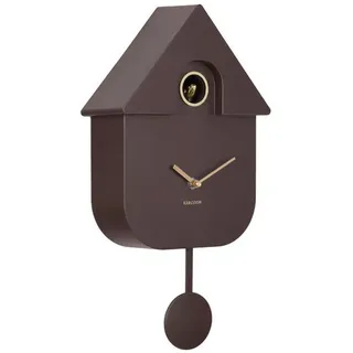 Karlsson Modern Cuckoo 21,5 cm Kuckucksuhr braun