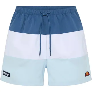 Badehose ELLESSE "CIELO SWIM SORTS", Herren, Gr. L, N-Gr, blau, weiß, l, Obermaterial: 100% Polyester, Badehosen Badehose, für sportliche Aktivitäten, sportlicher Stil, aus Polyester
