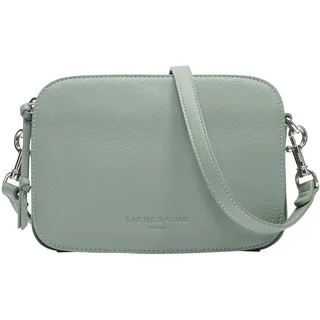 Liebeskind Berlin Umhängetasche Luka – Cross-Body Bag aus Leder mit verstellbaren Schulterriemen – kleine Schultertasche, Fächer mit Reißverschluss – Shoulder Bag, 14.5 x 20.5 x 7 cm,Forest Green