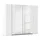 Schwebetürenschrank Kronach 268 x 210 x 59 cm Weiß