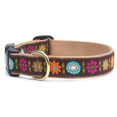 Up Country BEF-C-S Bella Floral Hundehalsband, Schmal 5/8 inch, S