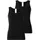Unterhemd Modern Multipacks Schwarz 44