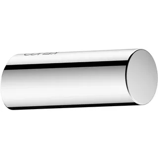 Keuco Reva Handtuchhaken, Metall verchromt, Made in Germany, für Handtücher und Bademäntel, inkl. Schrauben und Dübel, Wandhaken zum Bohren