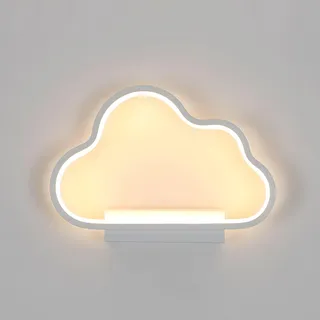 ZTWLEED LED Wandleuchte Innen,20W 2200LM Wandlampe LED Mordern 3000K/4000K/6000K,Wandbeleuchtung Wolken für Kinderzimmer Schlafzimmer Wohnzimmer Korridor,Weiß 110-240V