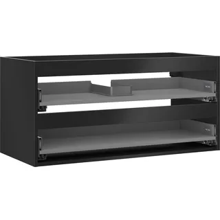 Mexen Box-A Korpus Waschtischunterschrank 100 cm, 2 Schubladen, Schwarz Matt - 91AX0-1000-470-2-71 - Schwarz