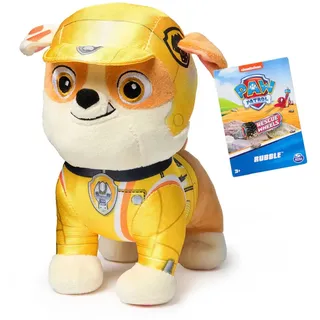 Paw Patrol Rescue Wheels Basic Rubble 19 Cm Teddybär - Multicolor - One Size