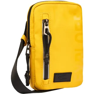 camel active Herren Handytasche mit reflektierenden Details Gelb, Menswear-M