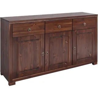 OTTO home Sideboard Gotland 147 x 89 x 40 cm Dunkelbraun