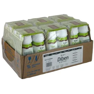 Fresubin Diben DRINK Cappuccino, 200 ml - bei Glukosetoleranzstörung - 24 EasyDrinks