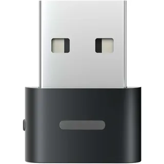 SHOKZ Loop110 Dongle (USB-A-Adapter) - Stabilisiert und sichert die Bluetooth-Verbindung Ihres Computers mit Kopfhörern der OpenComm-Serie, schwarz (CL110A), Dongle, Kunststoff, Edelstahl, Zinn, 30 g, Schwarz - Schwarz