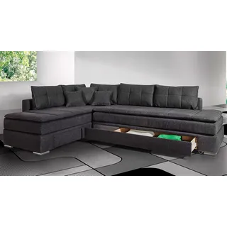 INOSIGN Ecksofa »Night & Day L-Form«, mit Dauer-Schlaffunktion schwarz