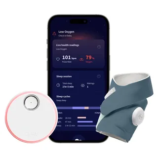 Owlet Inteligentes Babyphone - Dream Sock - Bedtime Blue