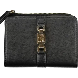 TOMMY HILFIGER DAMEN GELDBÖRSE SCHWARZ : Farbe - Schwarz, Größe - UNI Größe: UNI Farbe: Schwarz - Gold, Schwarz