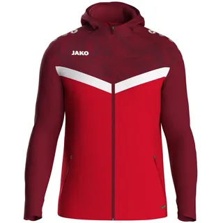 Jako Damen, Kapuzenjacke Iconic 6824-103 44 - Rot/Weinrot - 44