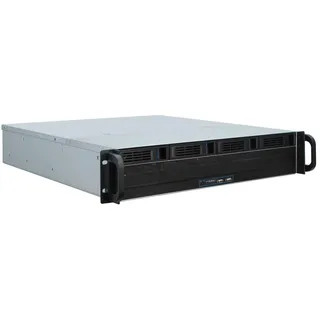 Inter-Tech 2U-2404L - Gehäuse - Server (Rack) Schwarz