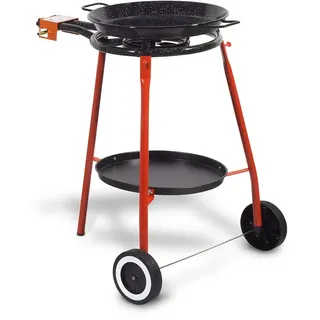 RED DECO Paella-Grill-Plancha-Set Ø46cm Malaga