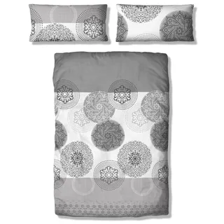 MY HOME Tesso Biber Grau 200 x 200 cm + 80 x 80 cm