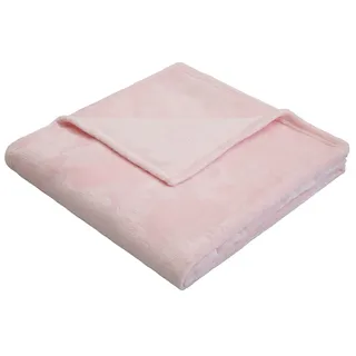 my home Wohndecke »Jil«, aus super weichem Kuschelfleece, Kuscheldecke, rosa