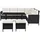 Manacor Lounge-Set schwarz/beige