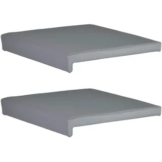 Klemmkissen 2er Set , Füllung: Schaumstoff , 35x38x40 cm , Heimtextilien, Wohntextilien, Sitzkissen