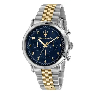 Maserati Armbanduhr Epoca Silber Gold Blue R8873618030 Maserati Herren Damen