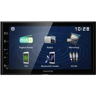 Kenwood DMX129DAB Doppel-DIN Moniceiver DAB+ Bluetooth 7,0" Touchscreen