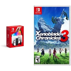 Nintendo Switch (OLED-Modell) Weiss + Xenoblade Chronicles 3 - [Nintendo Switch]