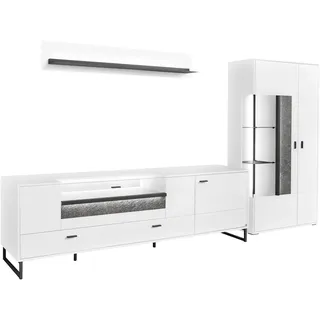 Set One by Musterring TV-Wand »Deltona« 3 Stk. tlg., weiß