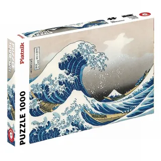 Piatnik 5698 The Wave Hokusai-Das Wellenpuzzle, 1000, Teile)
