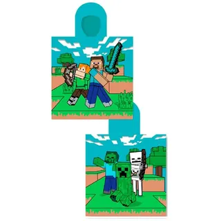 Poncho Toalla Minecraft algodon, Bunt