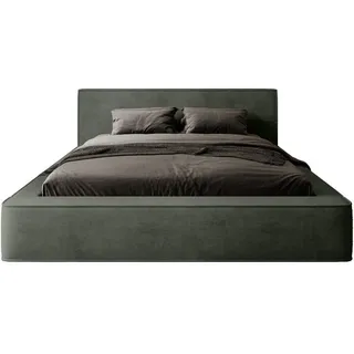 Fedve Polsterbett Mummo 140x200 cm, Grün , Textil , 140x200 cm , Schlafzimmer, Betten, Polsterbetten