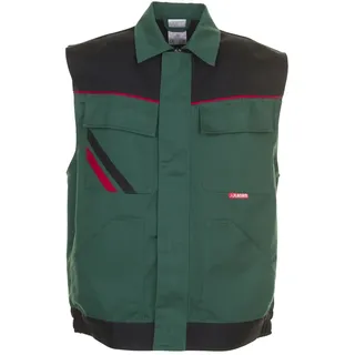 Planam 2365052 Herren Highline Weste, grün schwarz rot, Größe L