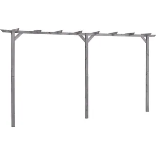 vidaXL Rosenbogen 400 x 40 x 205 cm Grau