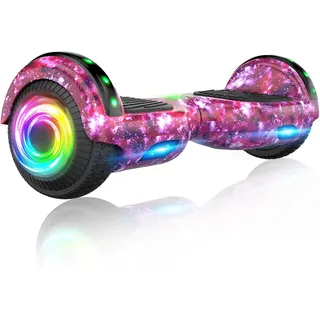 Hoverboard mit LED-Leuchten, LED-Leuchträdern, selbstbalancierendes Hoverboard mit aktiver Balance-Technologie, 5 Jahre und älter