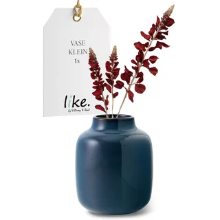 Villeroy & Boch like. by Villeroy & Boch Lave Home Vase Shoulder, 12,5x12,5x15,5cm, bleu Uni