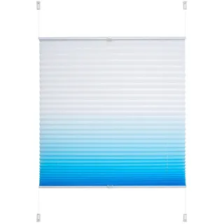 Liedeco Plissee »Farbverlauf« Lichtschutz ohne Bohren verspannt, blau