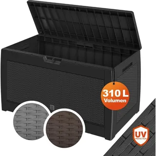 CASARIA Gartenbox 310L 119 x 48 cm Grau