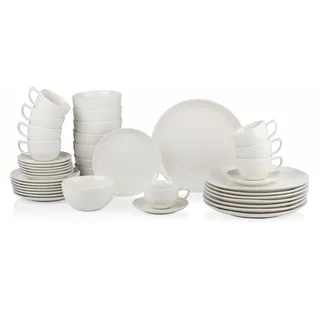 Alpina Geschirrset 40-tlg. für 8 Personen weiß