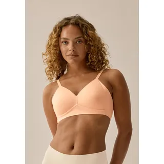 Naturana Soft-BH "Smoothing" flache nahtlose Abschlüsse, breites Unterbrustband, ohne Bügel, basic, sunset