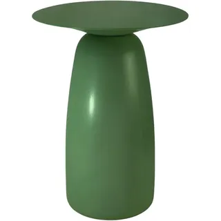 Kayani Beistelltisch Baobab44, Ovaler Tischplatte, Buche - lackiert, Grün , Holz , 32.5x44x32.5 cm , Wohnzimmer, Wohnzimmertische, Beistelltische