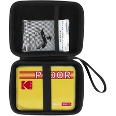 Aenllosi Hart Tasche Hülle für Kodak Mini 3 Retro P300R/Mini Shot Combo 3/Mini Shot 3 Retro C300R Tragbarer Drucker(Gelb)