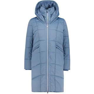 Cartoon Steppjacke "Steppmantel mit Kapuze", jeansblau