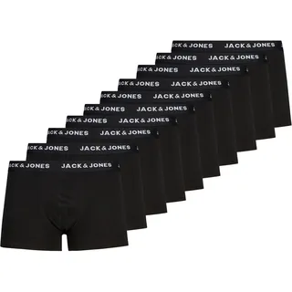 JACK & JONES Boxershorts schwarz L 10er Pack