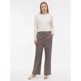 Orsay Hellbraune Damenhose mit weitem Bein 36 - Bunt