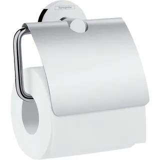 Hansgrohe Logis Universal Toilettenpapierhalter, mit Deckel chrom