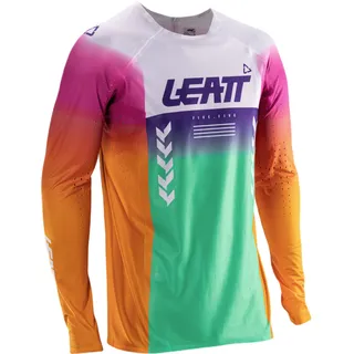 Leatt 5.5 Ultraweld V26 Pinata, Trikot - Orange/Weiß/Lila/Türkis - M