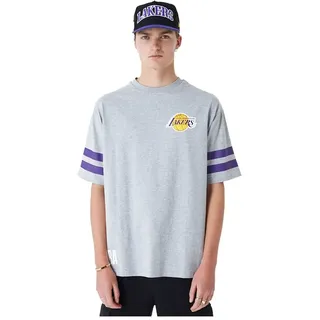 New Era Nba Arch Grphc Los Angeles Lakers Kurzarm-t-shirt - Grey Med - L