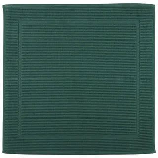 Bio:Vio Badematte , Dunkelgrün , Textil , Struktur , rechteckig , 50x60 cm , ISO 9001, Textiles Vertrauen - Oeko-Tex®, Gots, Bsci, Oeko-Tex® Standard 100 , schadstoffgeprüft , Heimtextilien, Badtextilien, Badematten