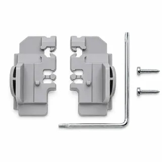 Original VELUX Endkappen-Set für Verdunkelungsrollo DKL Slimline – 1 Paar Endkappen mit Schrauben & Torx-Werkzeug – für DKL-S, DG-S, DJ-S (Gehrungsschiene 45°)