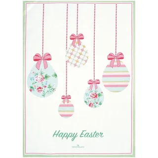 GreenGate COTTEAPPAEA0112 Alma Geschirrtuch Easter White 70 x 50 cm